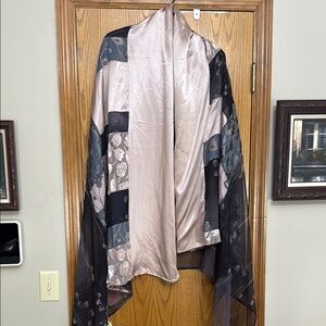 Donna Jessica Pink and Black Chic Wrap